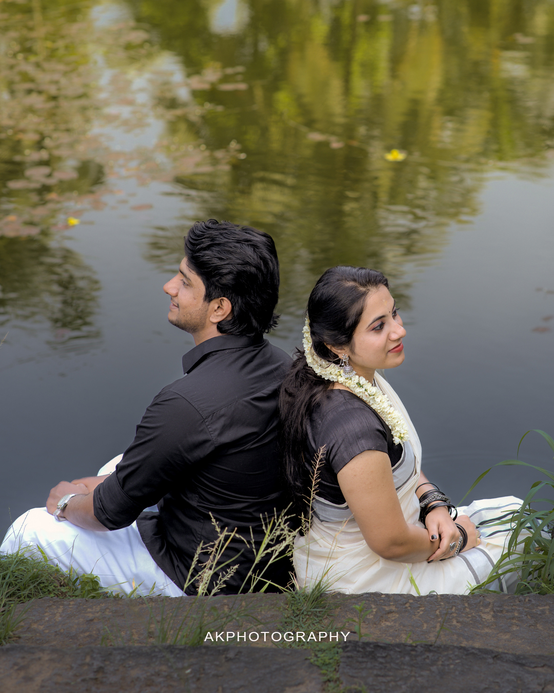 Pre Wedding Photoshoot Kerala - Sarath & Sowburnika’s Love Story - artistic portraiture (7) by AK Photography Coimbatore