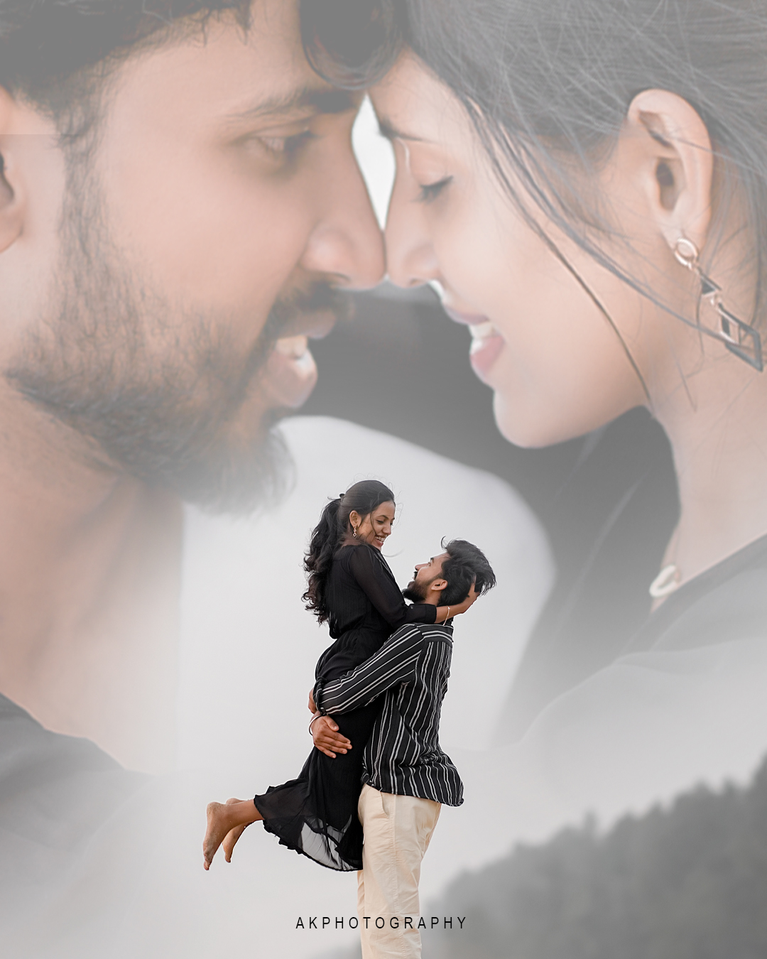Pre Wedding Photoshoot Kerala - Mohanapriya & Dhanraj - - couple portrait (22) by AK Photography Coimbatore
