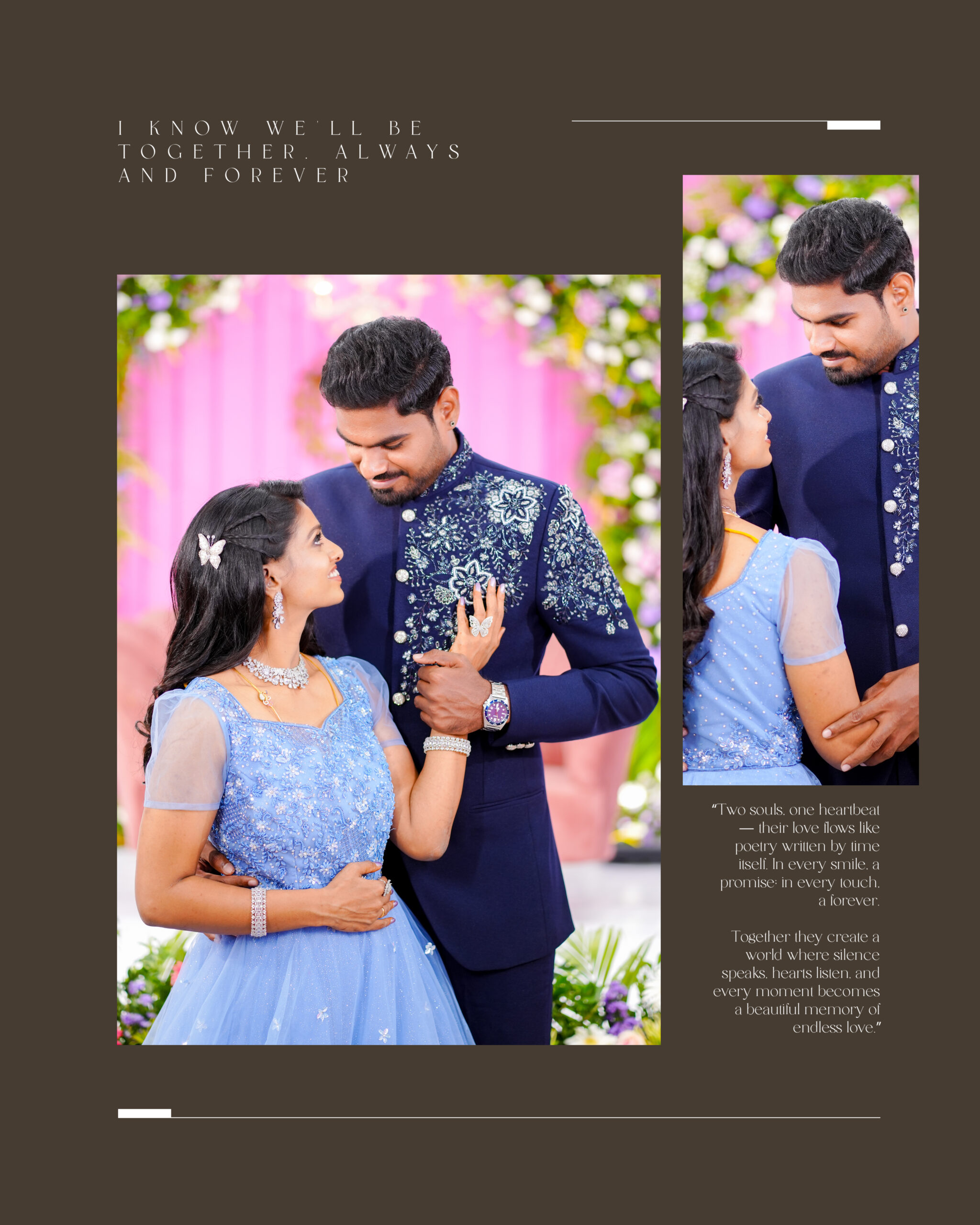 Wedding reception photoshoot of Anu and Rajesh at Annapoorna, Coimbatore - couple portrait (2) by AK Photography Coimbatore