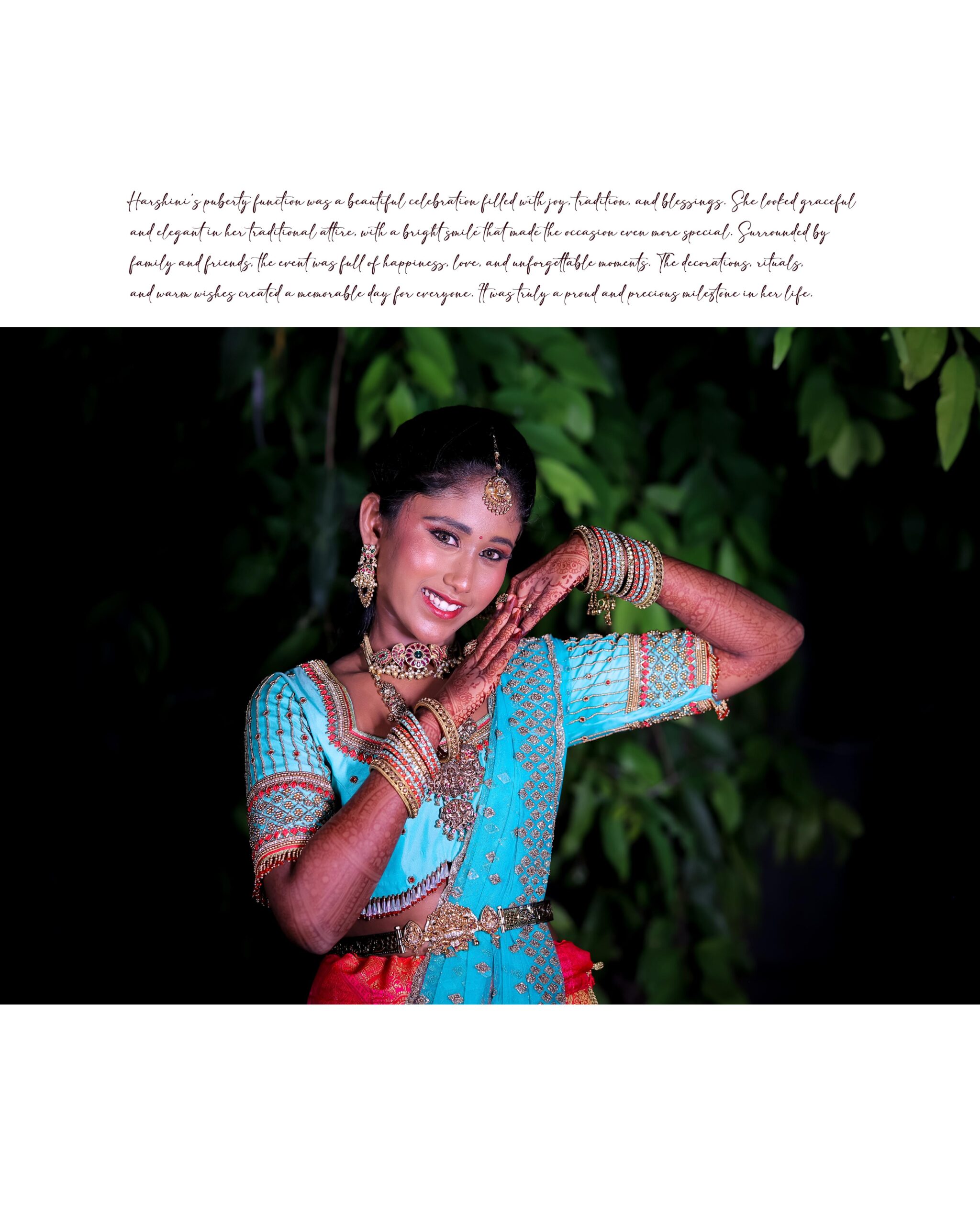 Puberty Ceremony Photoshoot  - Best Traditional Portraits - sacred ritual photo (4) by AK Photography Coimbatore