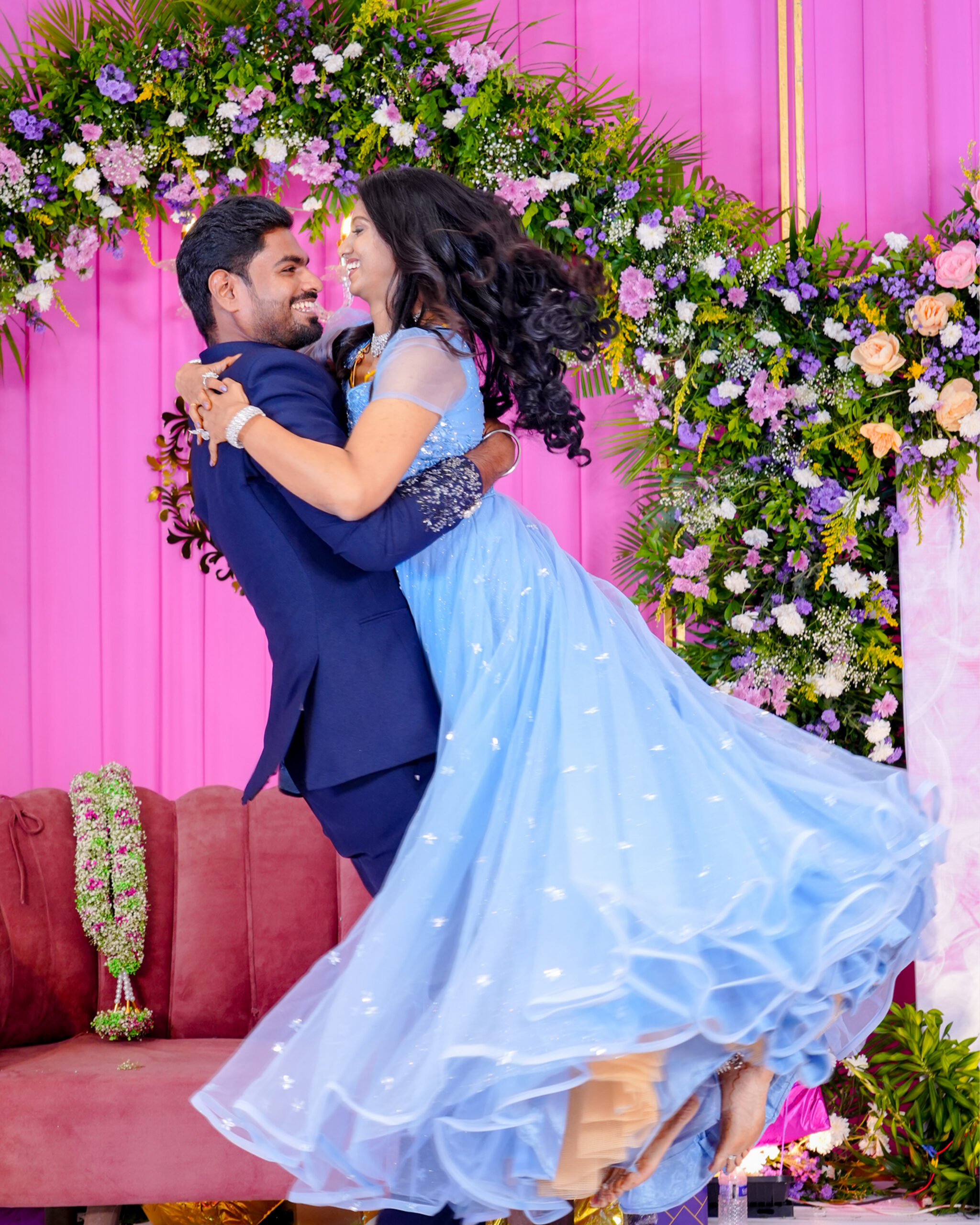 Wedding reception photoshoot of Anu and Rajesh at Annapoorna, Coimbatore - artistic portraiture (7) by AK Photography Coimbatore