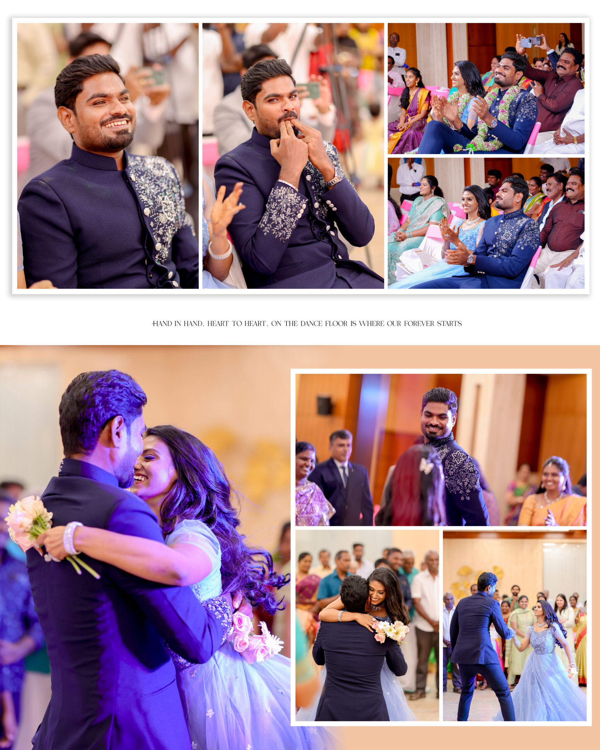 Wedding reception photoshoot of Anu and Rajesh at Annapoorna, Coimbatore - candid smile (8) by AK Photography Coimbatore