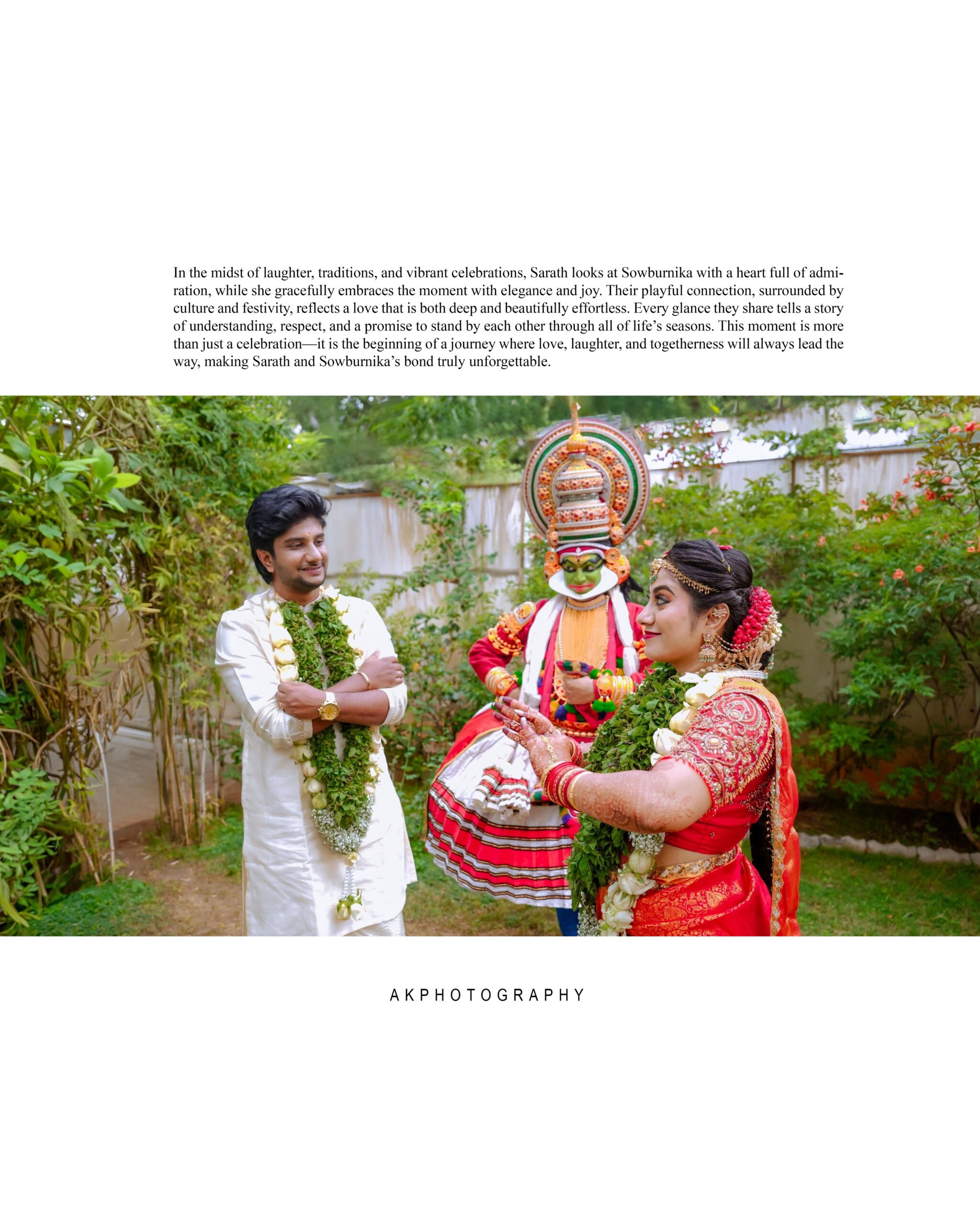 Wedding Photoshoot of Sarath & Sowburnika - - couple portrait (2) by AK Photography Coimbatore
