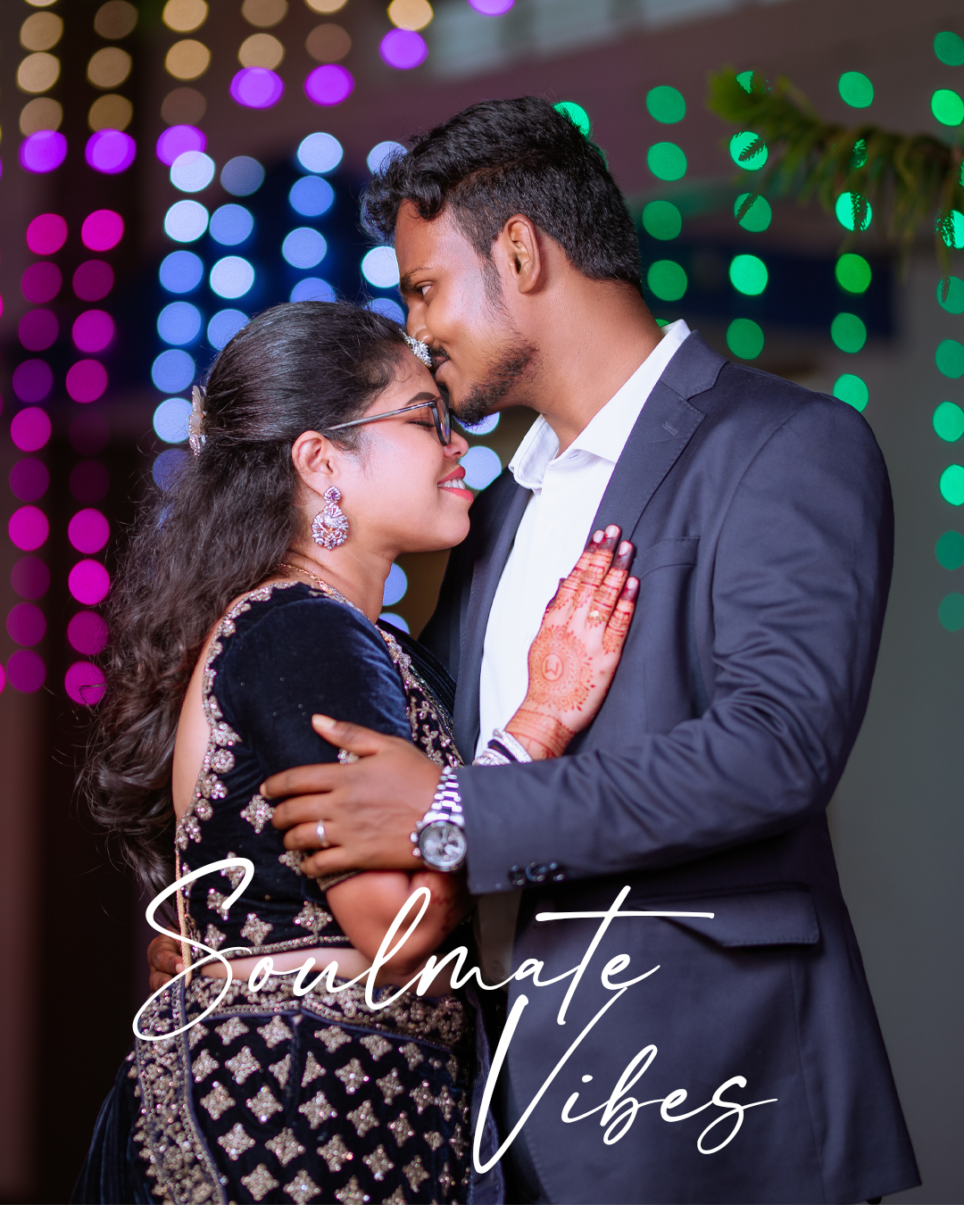 Wedding reception photoshoot of Sathya & Manjunath - - couple portrait (2) by AK Photography Coimbatore