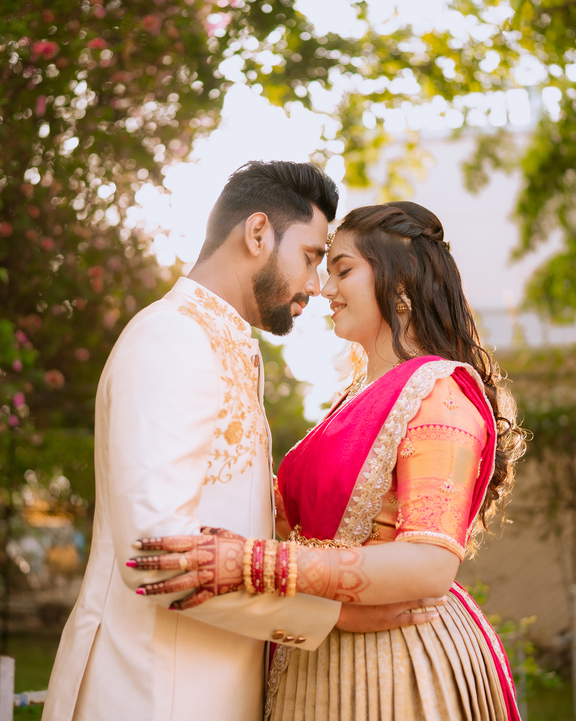 Deepak & Sneha's Romantic Engagement Shoot at Jenneys Residency - candid moment (1) by AK Photography Coimbatore