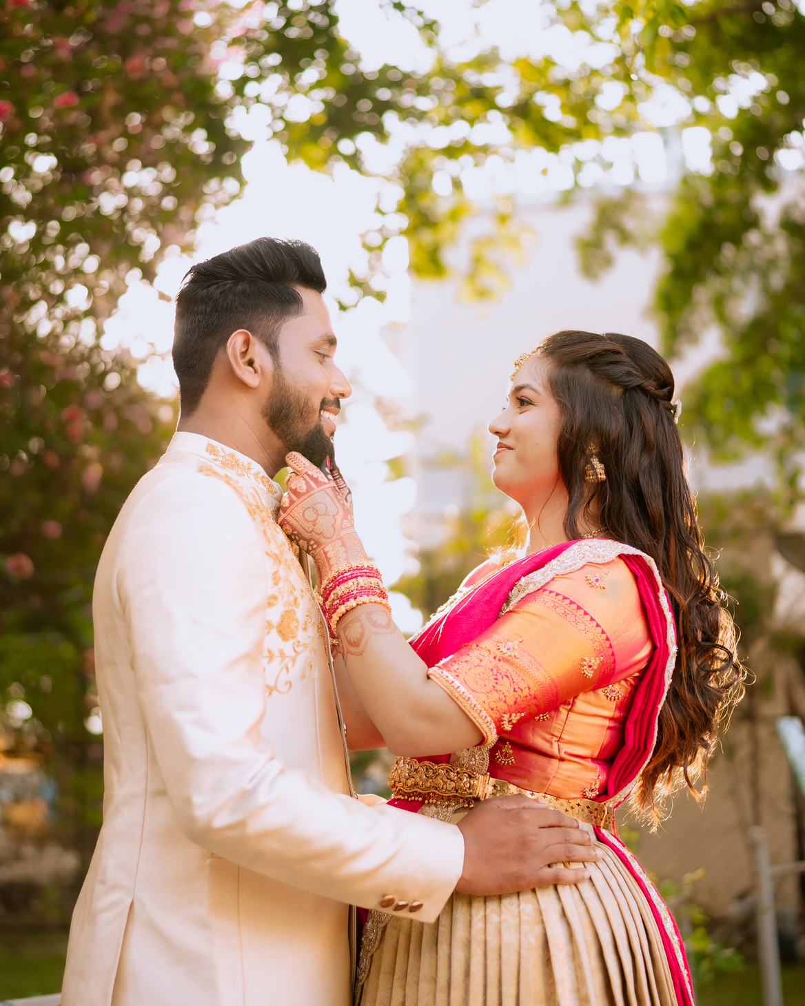 Deepak & Sneha's Romantic Engagement Shoot at Jenneys Residency - couple portrait (2) by AK Photography Coimbatore