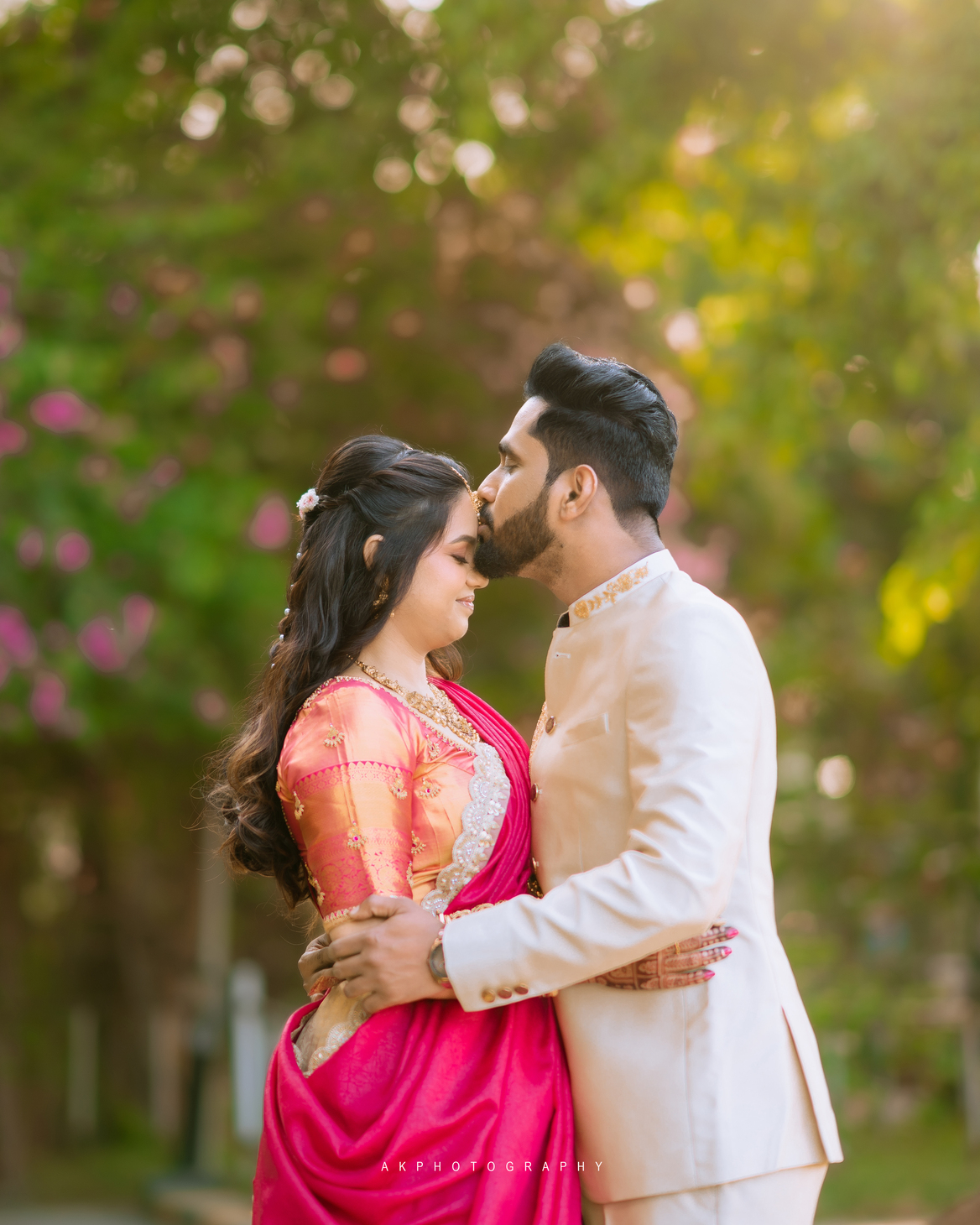 Deepak & Sneha's Romantic Engagement Shoot at Jenneys Residency - traditional ceremony detail (3) by AK Photography Coimbatore