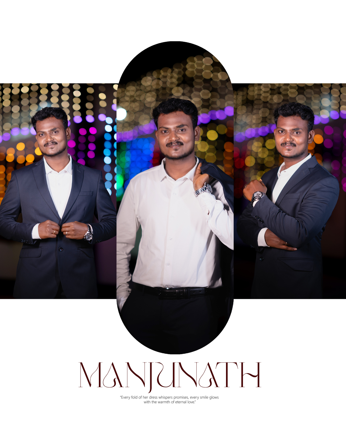Wedding reception photoshoot of Sathya & Manjunath - - scenic outdoor backdrop (9) by AK Photography Coimbatore