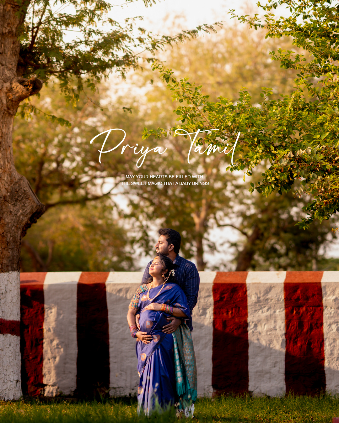 Maternity Photoshoot Karur: Priya & Tamil - candid moment (1) by AK Photography Coimbatore