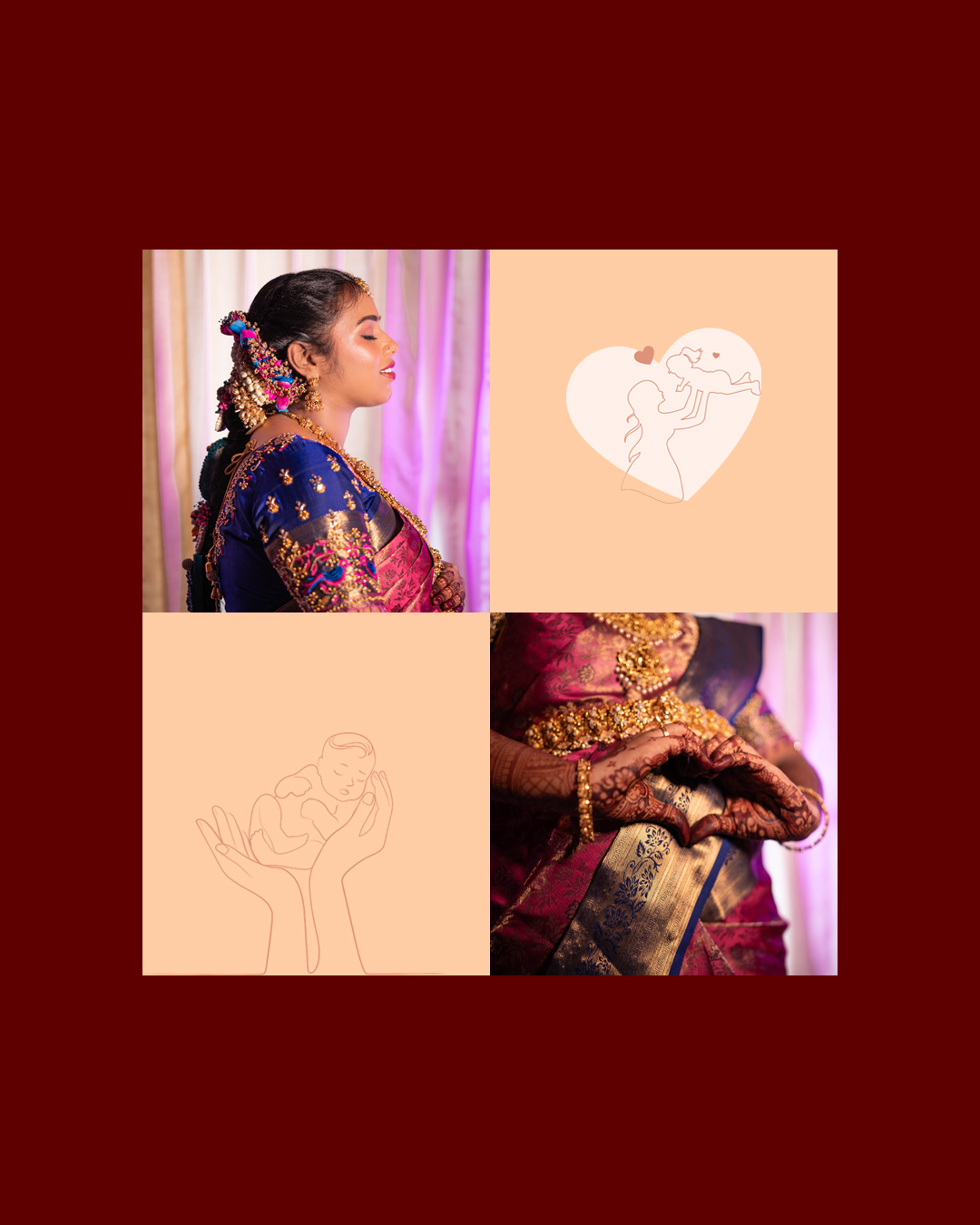 Baby Shower Photoshoot - Divya & Balaji at Anandhas, Lakshmi Mills - sacred ritual photo (4) by AK Photography Coimbatore
