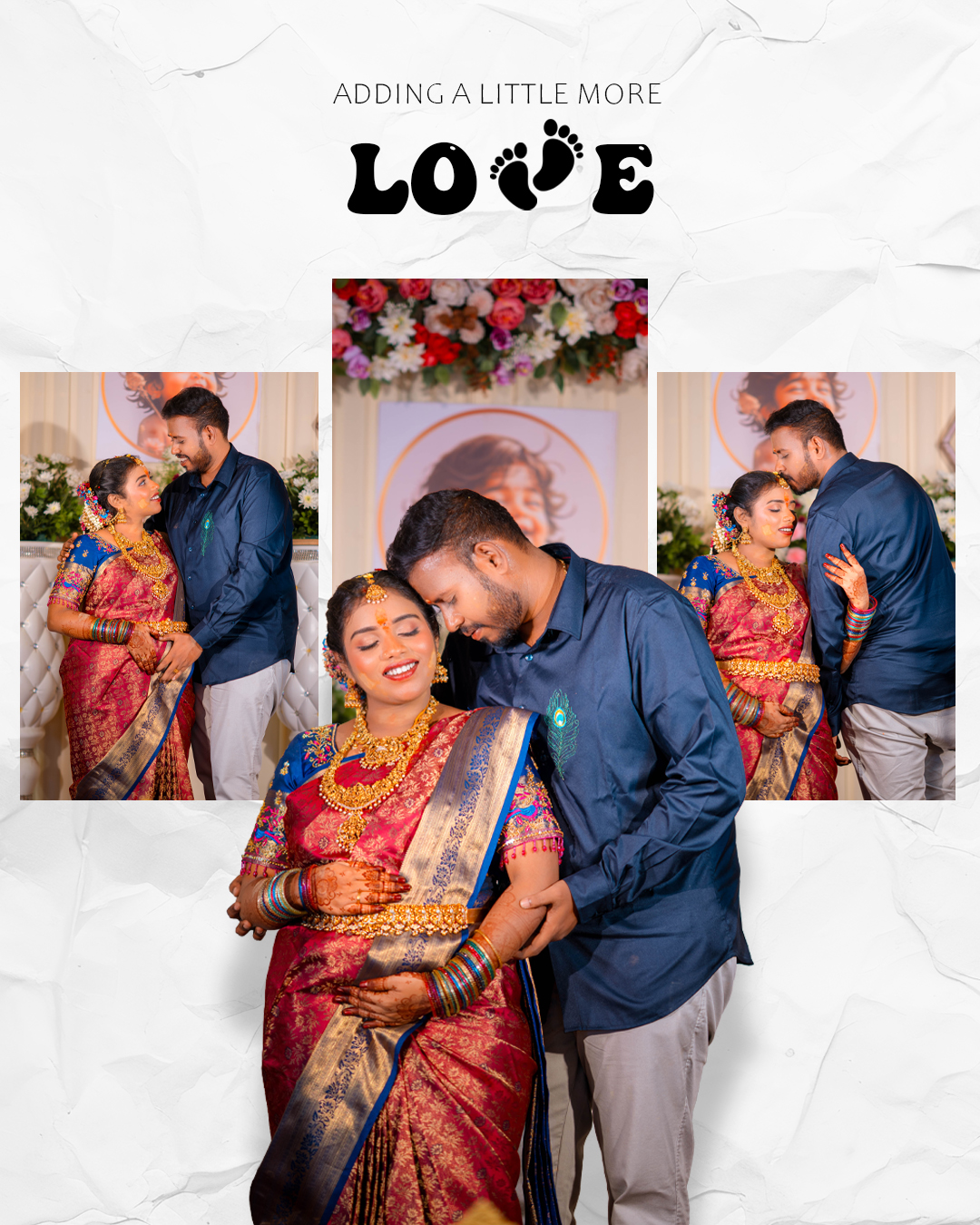 Baby Shower Photoshoot - Divya & Balaji at Anandhas, Lakshmi Mills - candid smile (8) by AK Photography Coimbatore