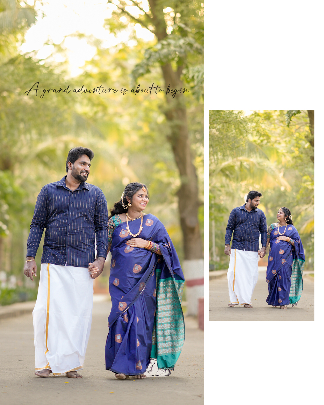 Maternity Photoshoot Karur: Priya & Tamil - golden hour portrait (5) by AK Photography Coimbatore