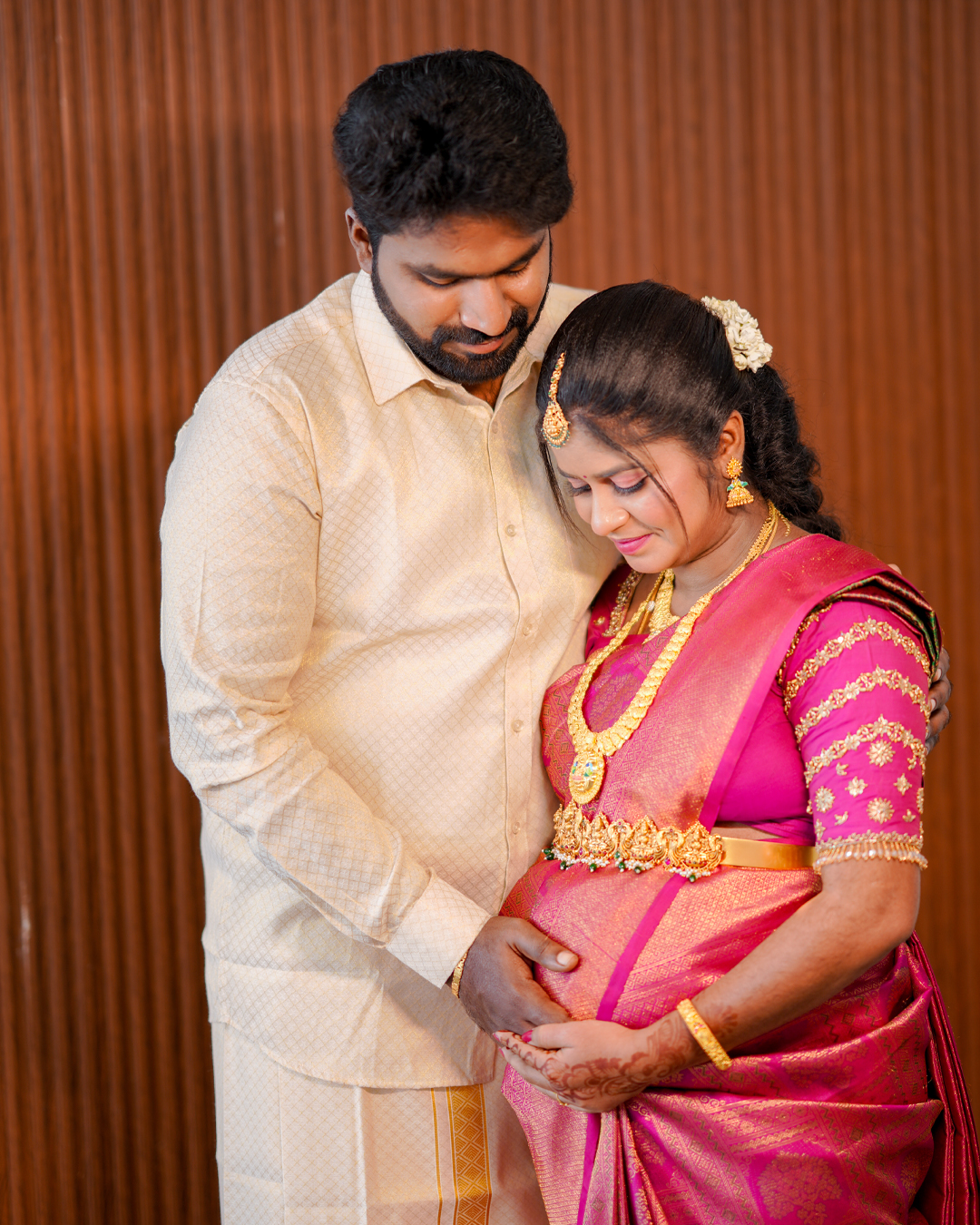 Baby Shower Photoshoot at Karur - Priya & Tamil’s Special Day - artistic portraiture (7) by AK Photography Coimbatore