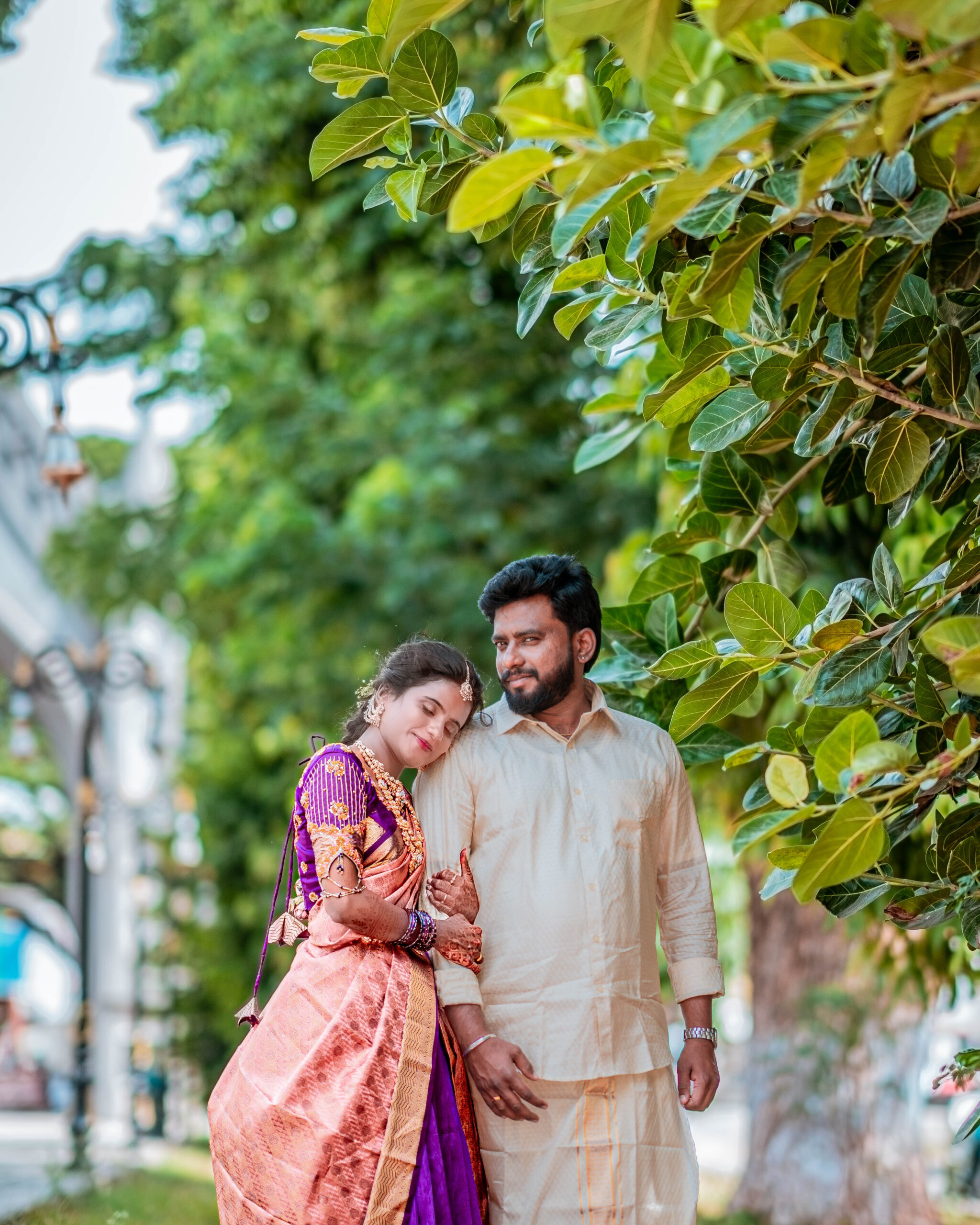 Engagement Photoshoot of David & Monica at St. Michael's Church, Coimbatore - couple portrait (12) by AK Photography Coimbatore
