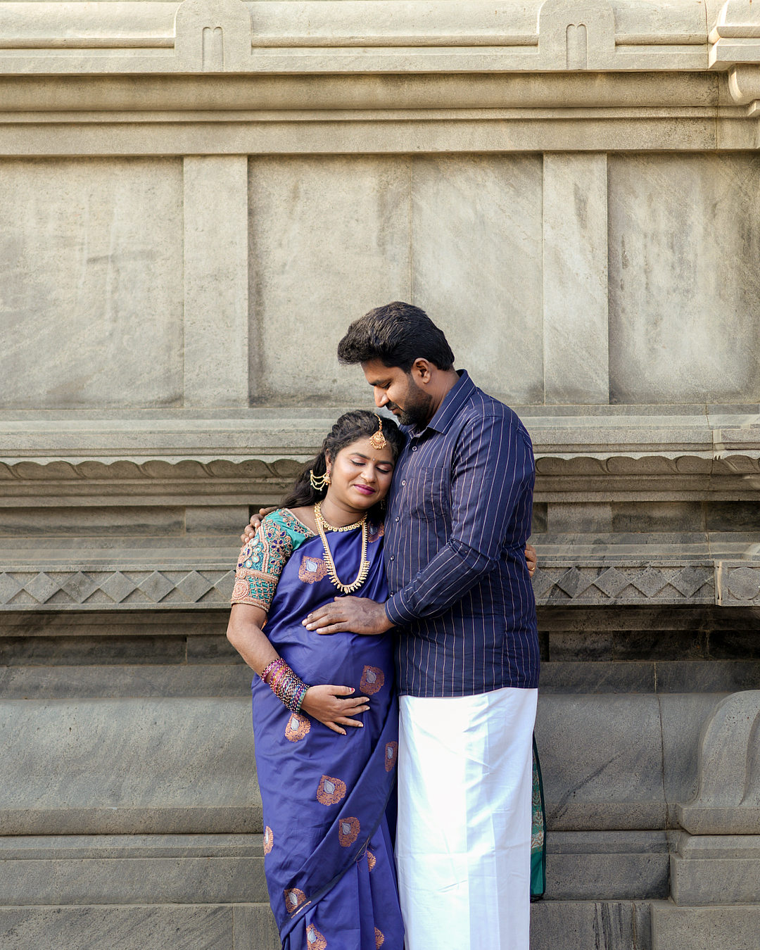 Maternity Photoshoot Karur: Priya & Tamil - sacred ritual photo (14) by AK Photography Coimbatore