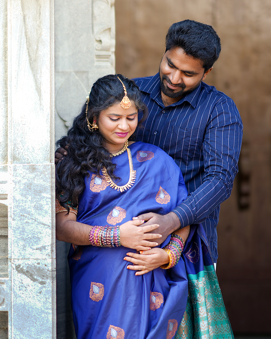 Maternity Photoshoot Karur: Priya & Tamil - family celebration moment (16) by AK Photography Coimbatore