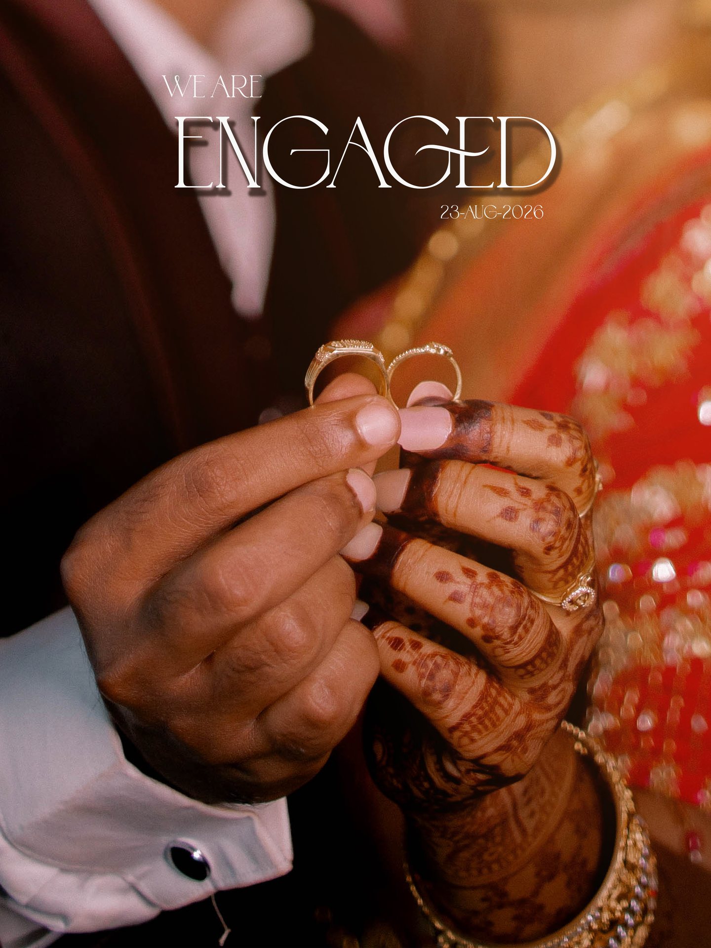 Engagement Photoshoot Salem: Gowtham & Sugana's Candid Ring Ceremony by AK Photography