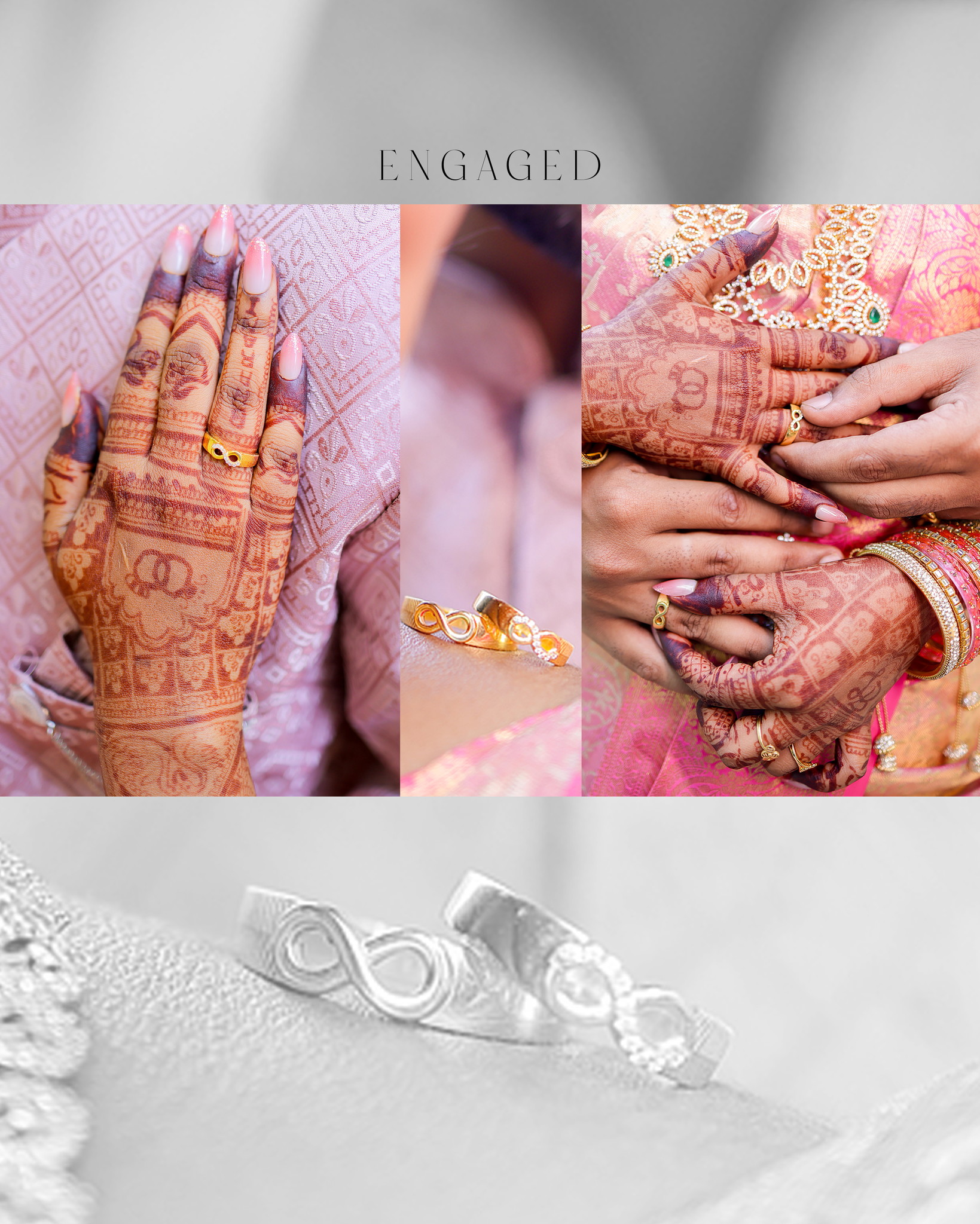 Bharanidharan and Leghashree stunning engagement couple portrait in Coimbatore by AK Photography