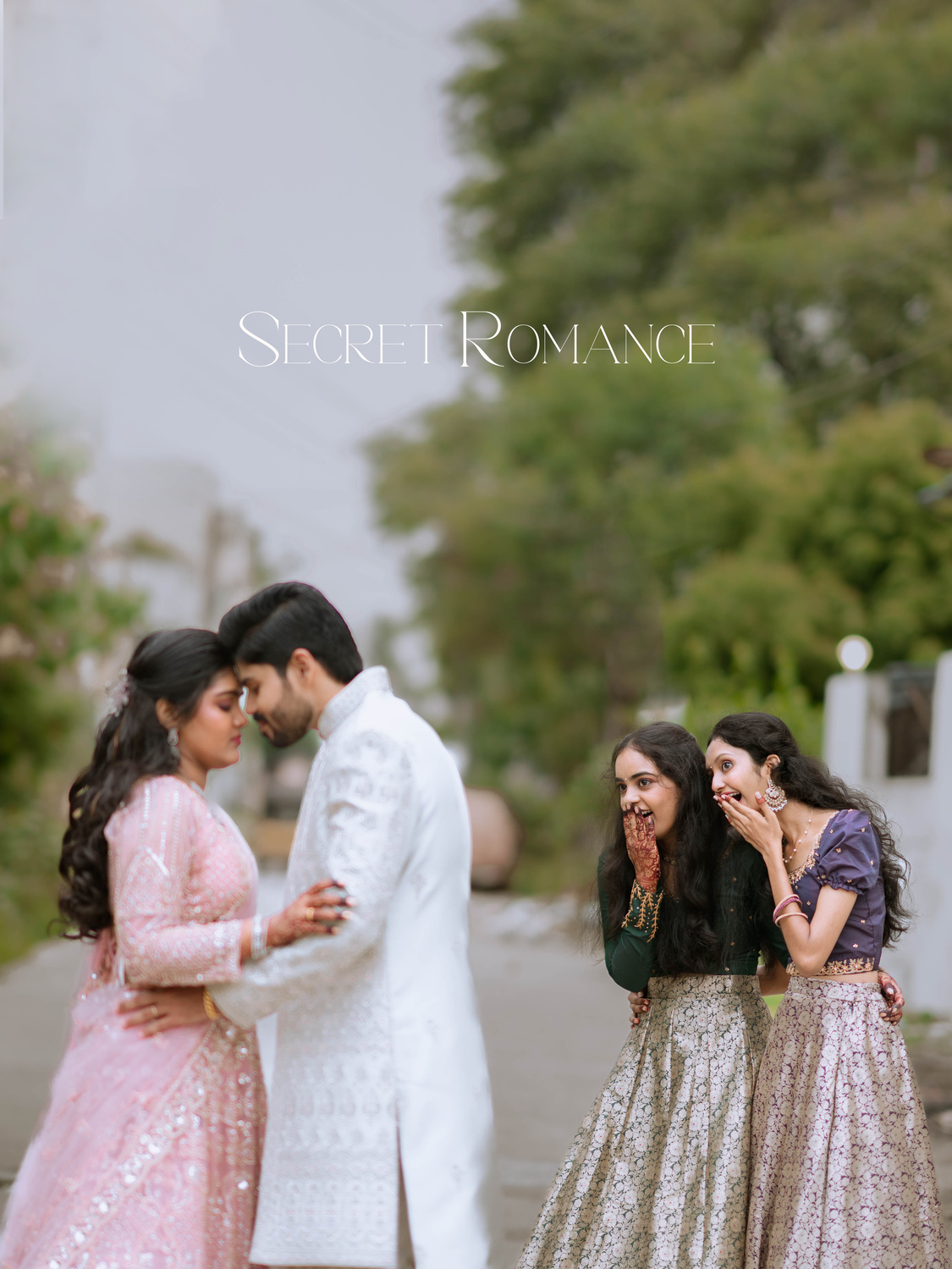 Secret romance couple portrait of Mohan and Narmadha in private session by AK Photography