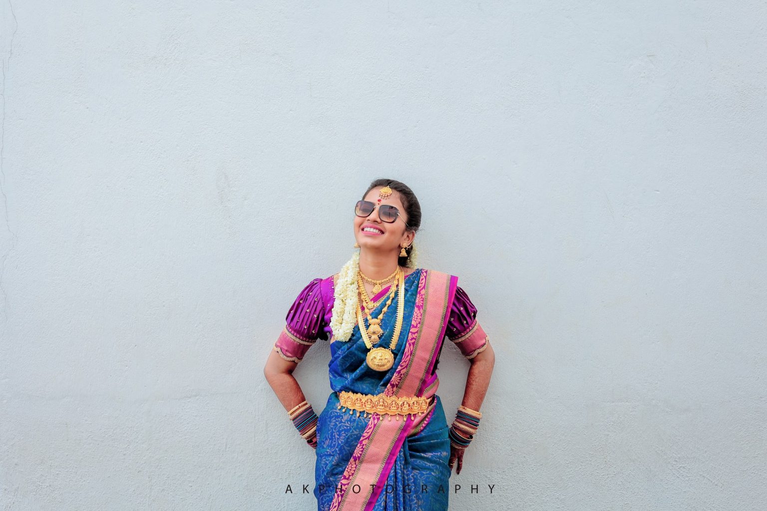 Wedding photography portrait session in Coimbatore by AK Photography