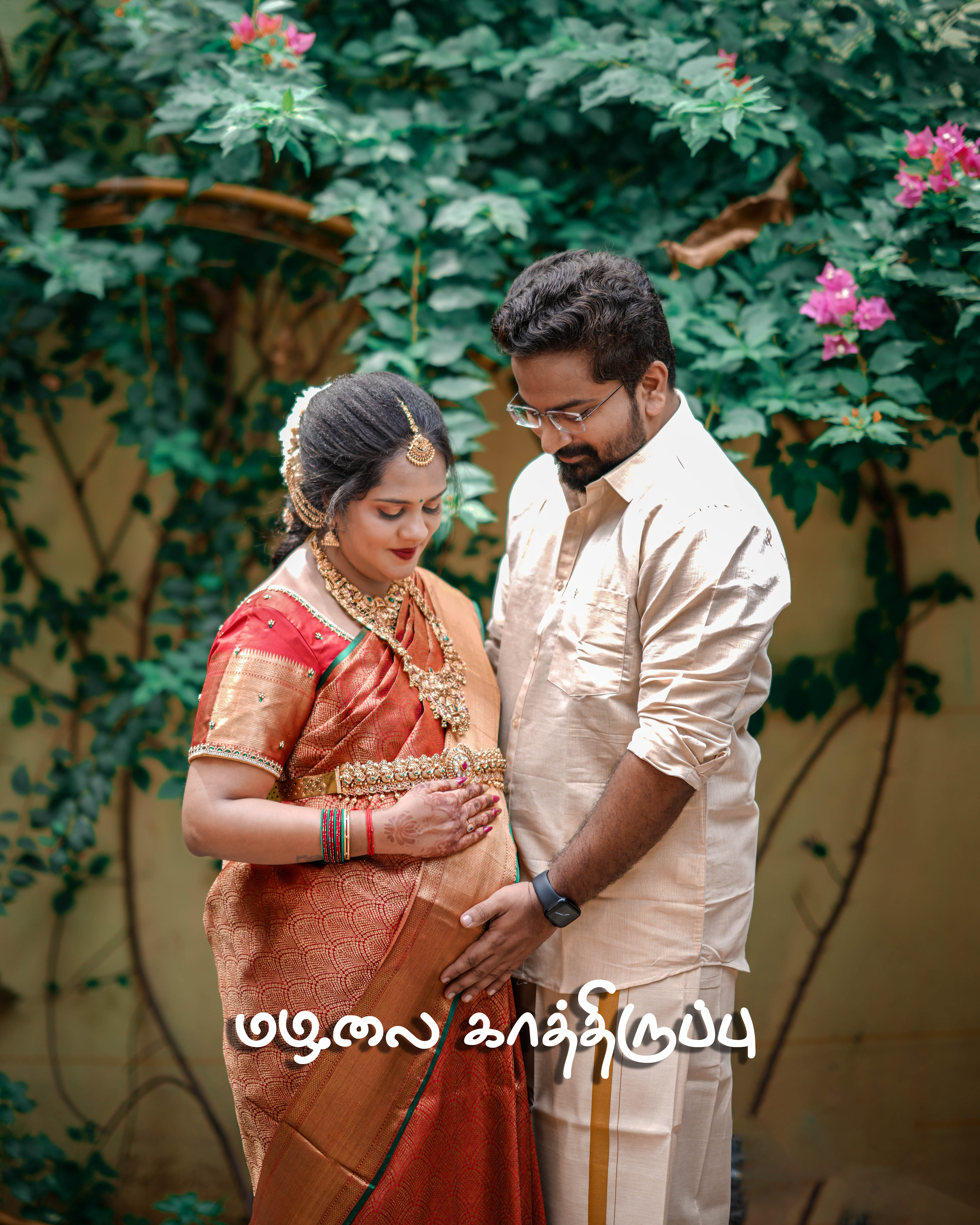 Studio maternity photoshoot in Salem by AK Photography